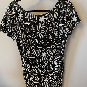 Sequin fitted mini dress